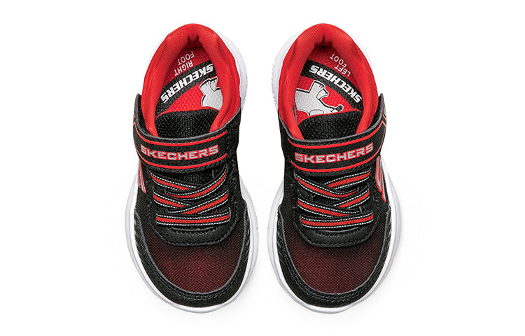 (GS) Skechers Comfy Flex 2.0 Shoes 'Black Red' 407274N-BKRD