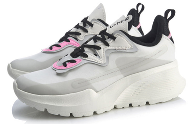(WMNS) Li-Ning Soft 'White Black Pink' ARHQ062-1