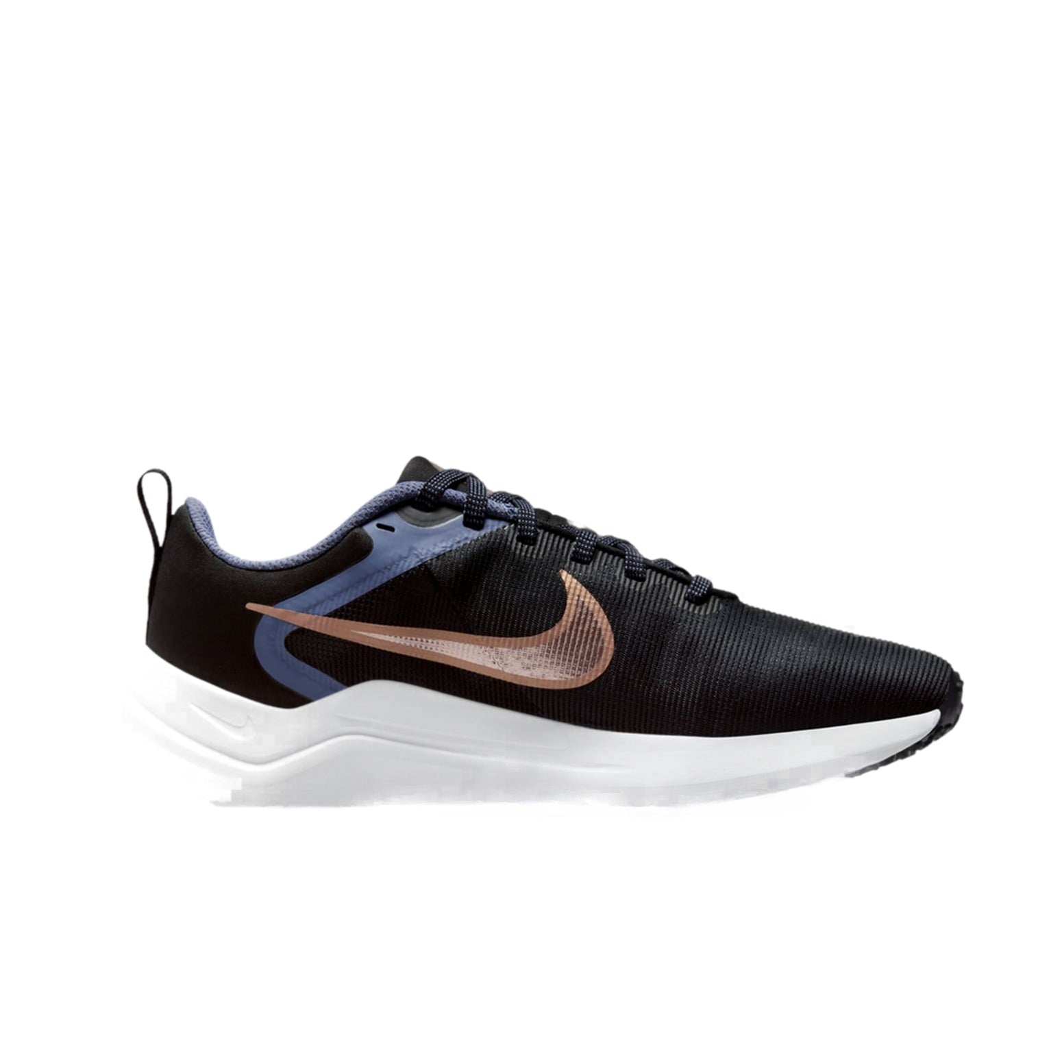 (WMNS) Nike Downshifter 12 'Black Diffuse Blue Bronze' DD9294-010