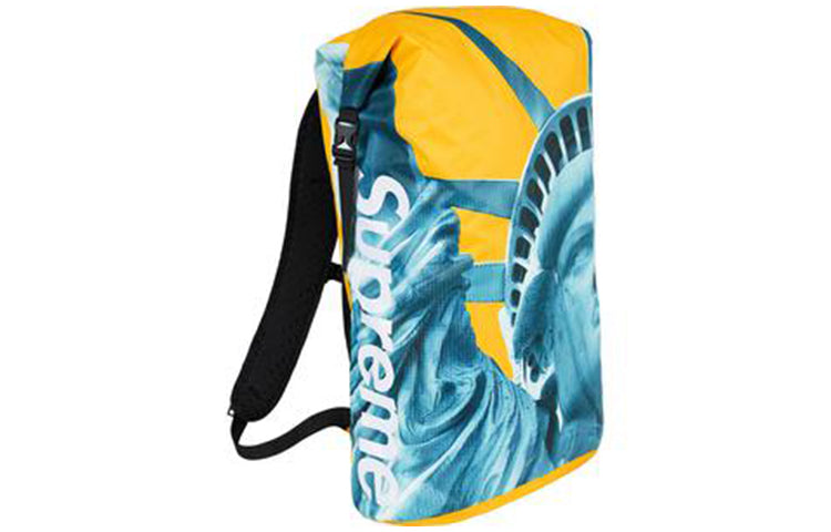 Supreme The North Face Statue of Liberty Waterproof Backpack 'Blue Yellow' SUP-FW19-913