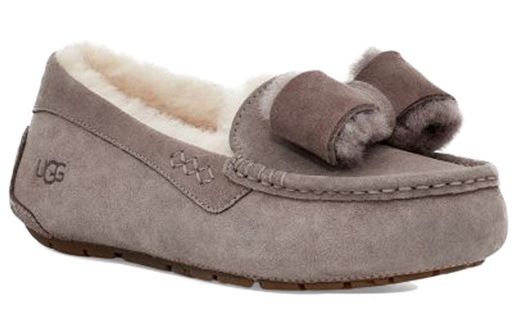 (WMNS) UGG Ansley Twinface Bow 'Blue Grey' 1118958-SYGR