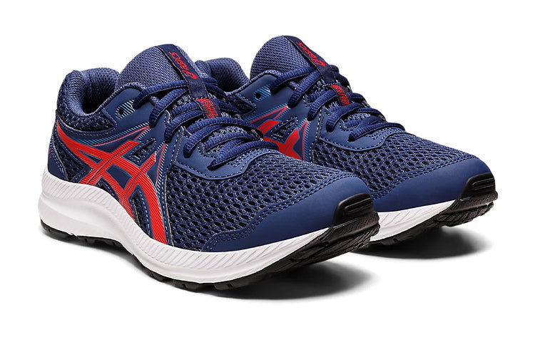 (GS) ASICS Contend 7 'Deep Ocean Red' 1014A192-423