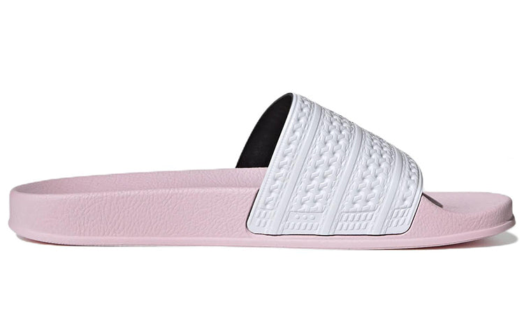 adidas Adilette Slides 'Pink White' HR0092