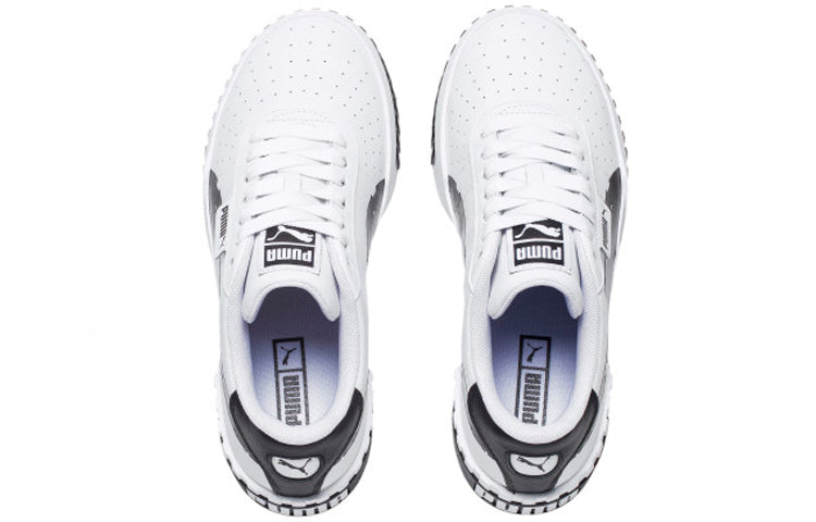 (WMNS) PUMA Cali Brushed 'White Black' 373896-01