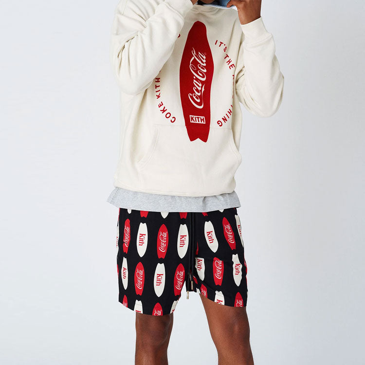 KITH x Coca-Cola Surf Board Print Hardaway Short 'Black' KH-009