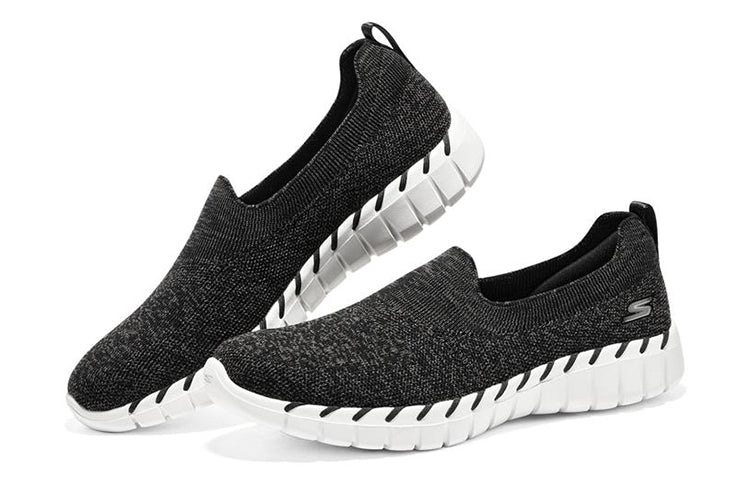 (WMNS) Skechers Go Walk Smart 2 'Black White' 124729-BKW