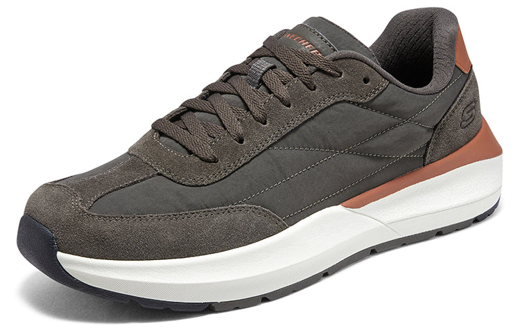 Skechers Geox Terrestre Shoes 'Dark Brown Orange' 210613-OLV