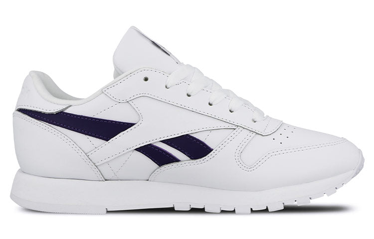 (WMNS) Reebok Classic Leather Low-Top Sneakers White/Blue DV8170