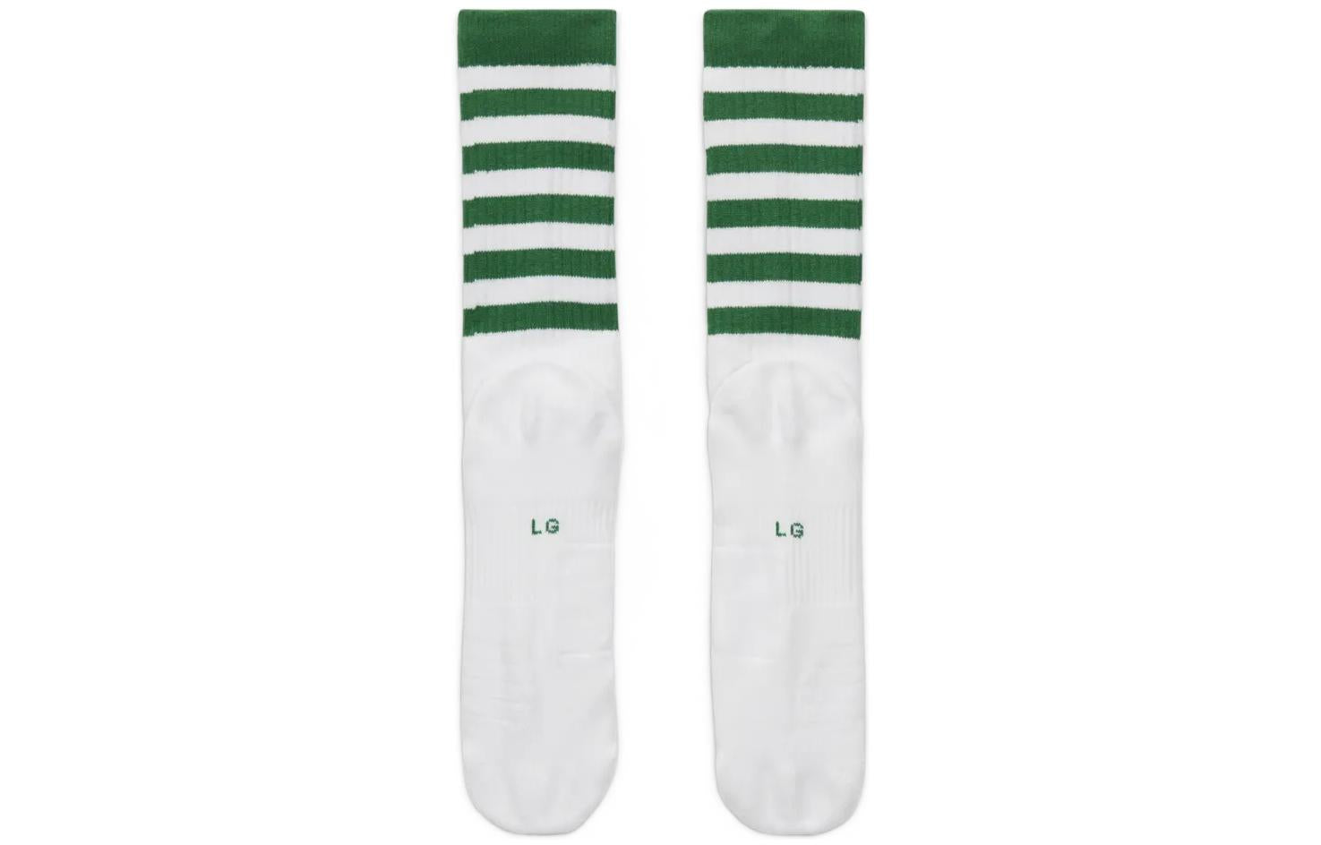 Nike Boston Celtics Stripe Logo Athleisure Casual Sports Socks Couple Style One Pair White DA4952-100