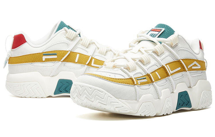 (WMNS) FILA Barricade VNTG GS White/Yellow/Green F12W031218FSH