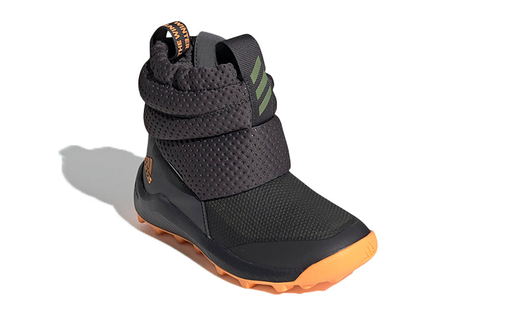 (PS) adidas Rapidasnow C Snow Boots Black Orange G27178