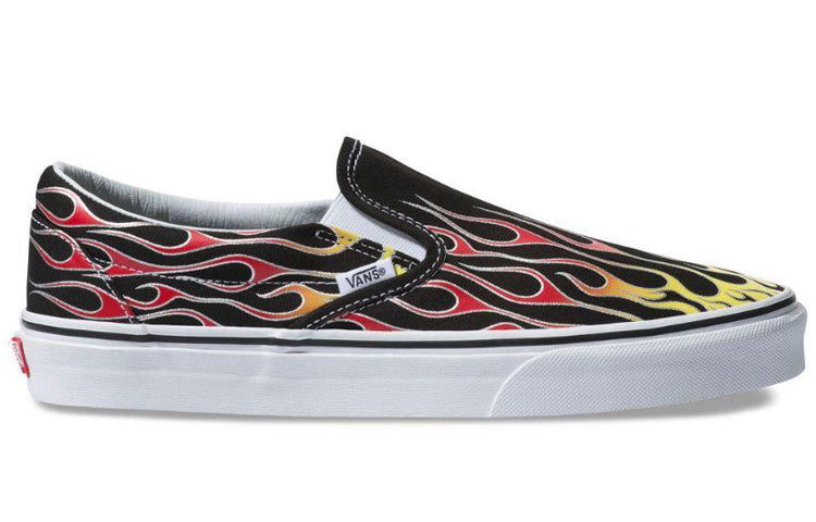 Vans Slip On Mash Up Black Flames VNA38F7VKJ