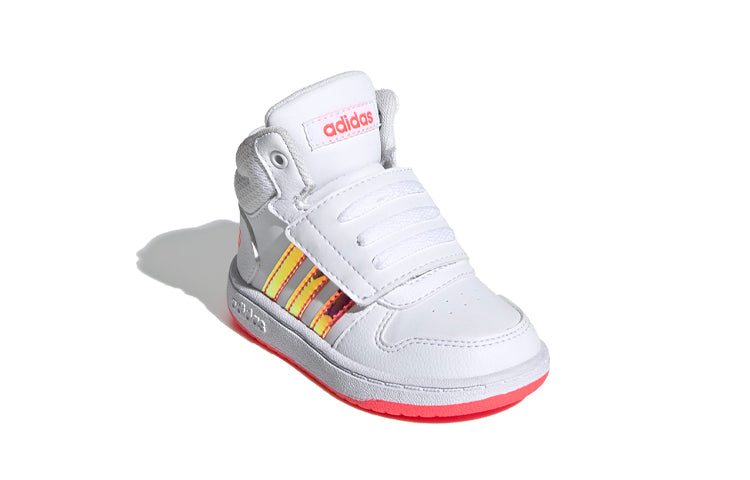 (TD) adidas adidas Hoops 2.0 Mid 'White Pink' FW7609
