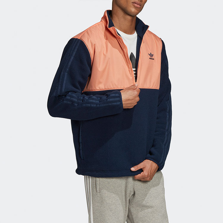 adidas originals Winterised Half Zip Jacket For Men Navy GD0000