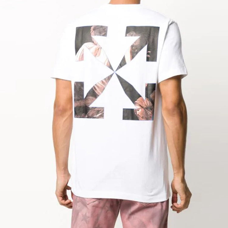 Off-White FW20 Caravaggio Angel Short Sleeve OMAA027E20JER0090110