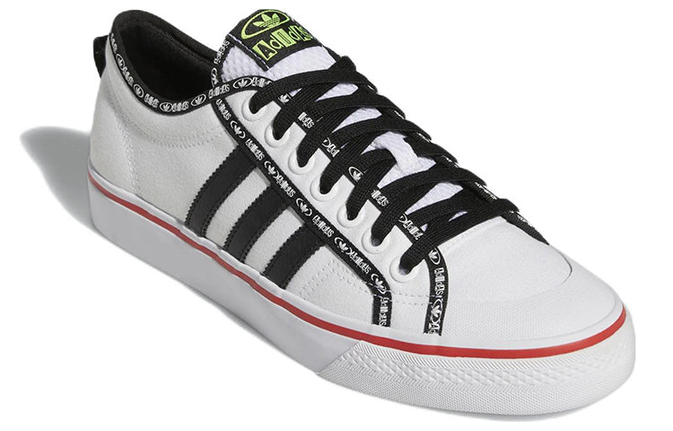 adidas Nizza 'White Vivid Red' GX6093