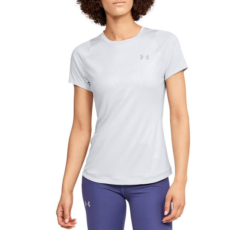 (WMNS) Under Armour Qualifier Iso-Chill Embossed Grey 1350179-014