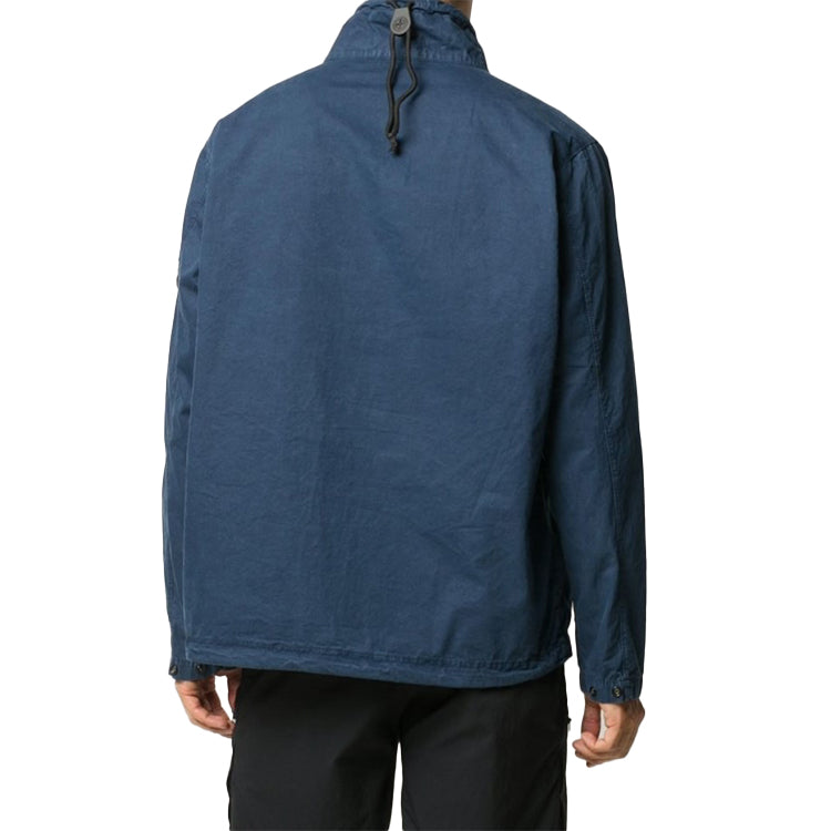STONE ISLAND Zipper High Collar Windproof Tops Blue 7215113WN