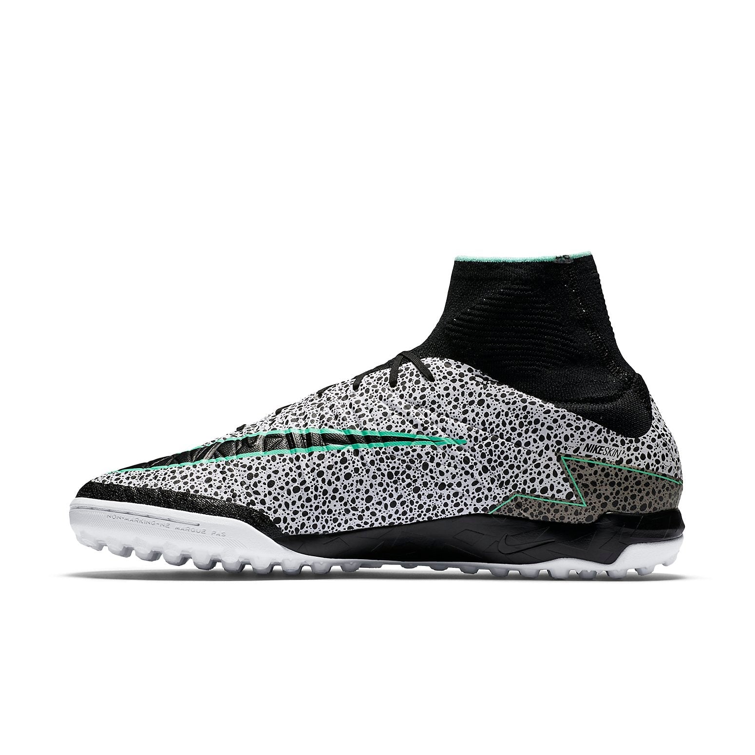 Nike HyperVenomX Proximo TF 'Black White Green' 747484-103
