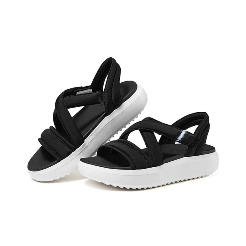(WMNS) Skechers Beach Sandals 'Black' 114783-BLK