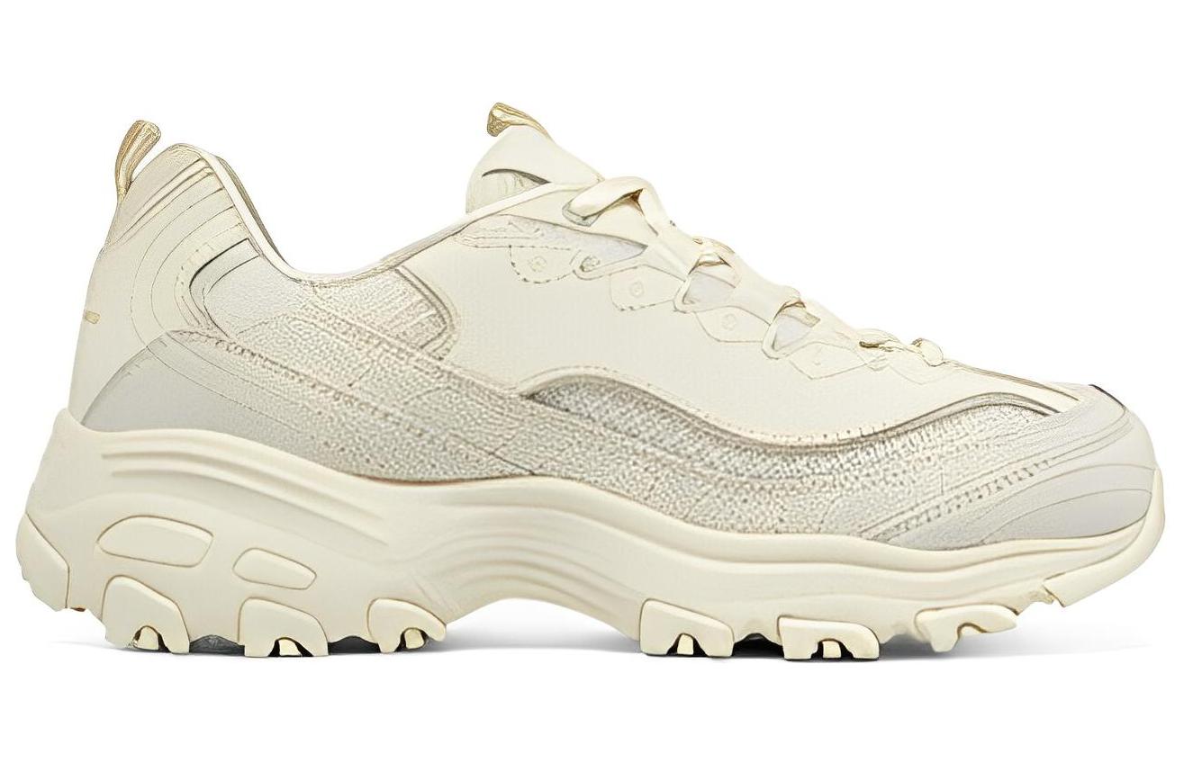 (WMNS) Skechers D'LITES 1.0 'Cream Yellow' 896188-OWHT