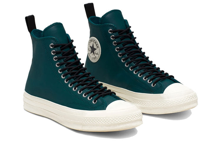 Converse Fleece-Lined Leather Chuck 1970s 'Green White' 166133C
