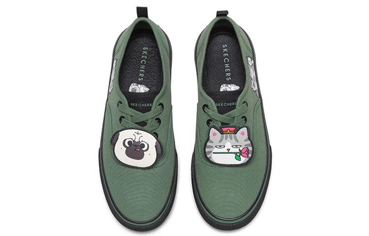 (WMNS) Skechers V lites Sneakers Green 66666269-OLV