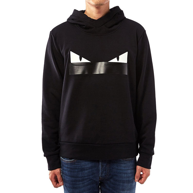 Men's FENDI Small MONSTER Printing Black FAF534A54VF0GME