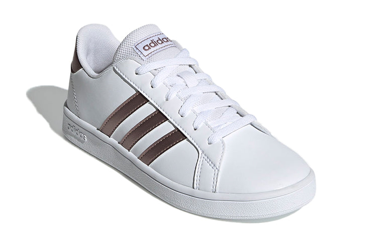 (PS) adidas neo Grand Court K 'White Brown' EF0101