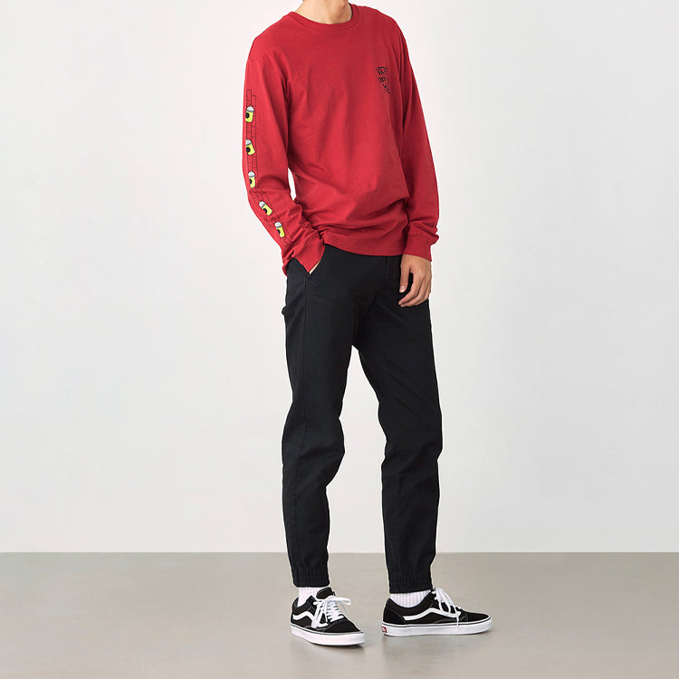 Men's Vans Simpson Crossover Long Sleeves Red VN0A4RTN17A