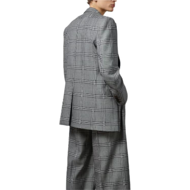 Gucci Horsebit Check Wool Jacket 'Grey Black' 781621-ZAOPD-1016