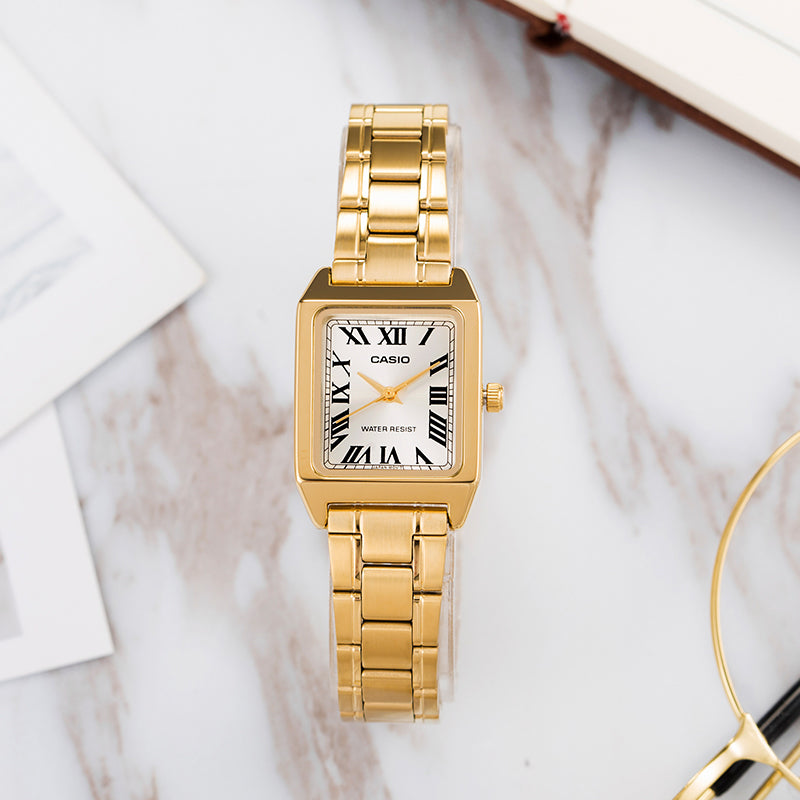 CASIO Quartz Waterproof Analog Watch 'Gold' LTP-V007G-9B