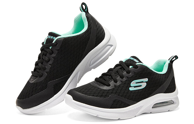 (GS) Skechers BOBS Squad Air - Sweet Encounter 'Black Turquoise' 302378L-BLK
