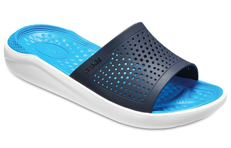 Crocs LiteRide Deep Blue Slippers 205183-462