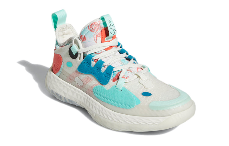 (GS) adidas Harden Volume 5 J 'White Green Red' FZ5454