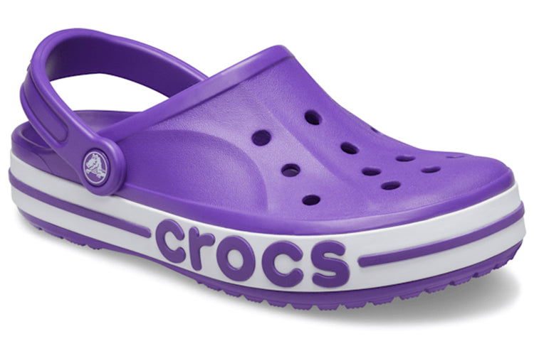 Crocs Bayaband Clog Wear-Resistant Cozy Beach Sports Unisex Purple Sandals 205089-520