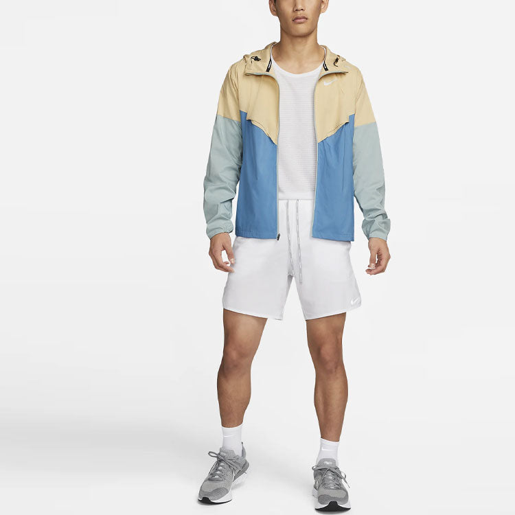 Nike Colorblock Splicing Casual Jacket Brown CZ9071-252