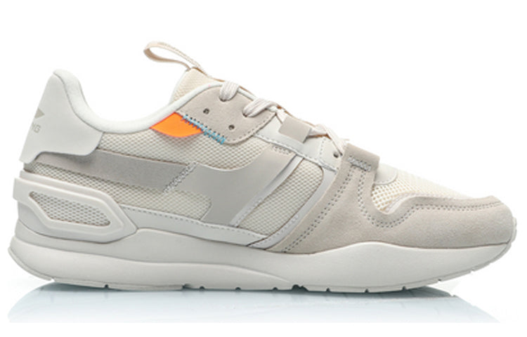 (WMNS) Li-Ning Classic Leisure Low 'Grey Orange' AGCP266-4