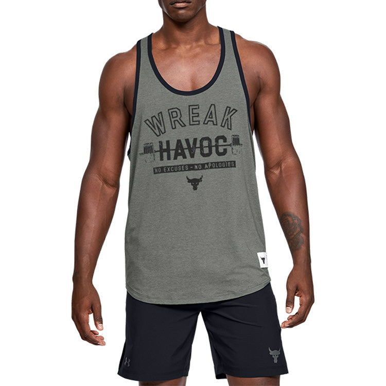 Under Armour Project Rock Wreck Havoc Tank 'Pitch Grey' 1346069-012