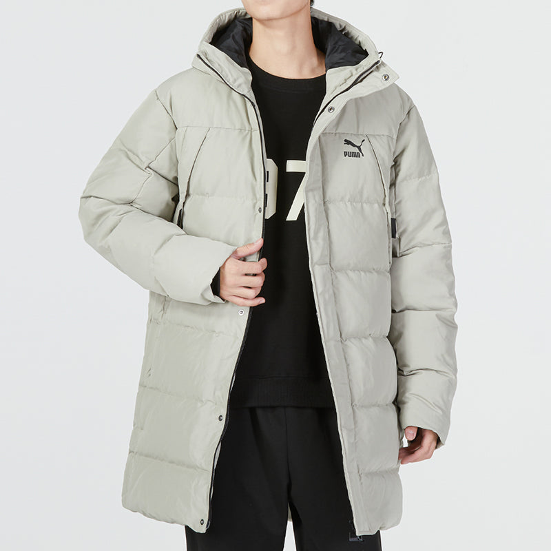 PUMA Protective Hooded Down Coat 'Green' 535582-68