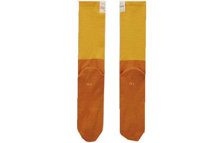 Air Jordan x Union Crossover Logo Solid Color Sports Socks Unisex One Pair Yellow DA2563-710