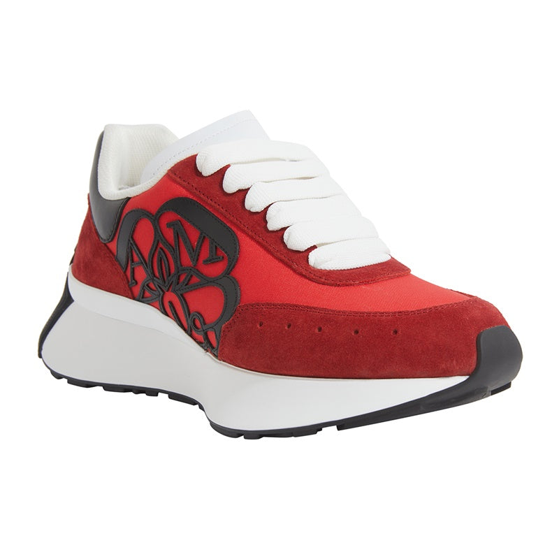 (WMNS) Alexander McQueen Sprint Runner 'Red Black' 687996W4T226475