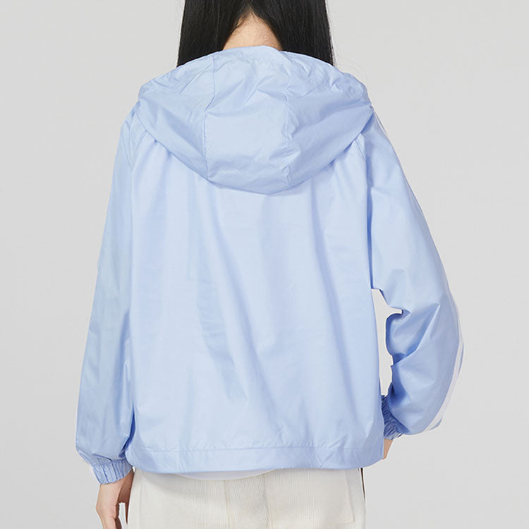 (WMNS) adidas BSC 3-Stripes Wind Jackets 'Blue White' HM2271