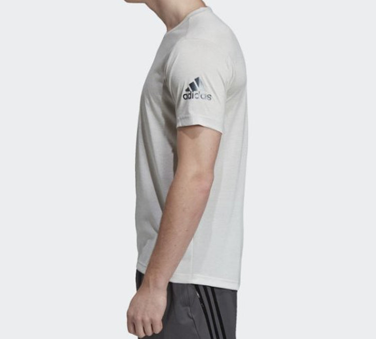 adidas FreeLift gradi Training Sports Short Sleeve Gray White DY9605