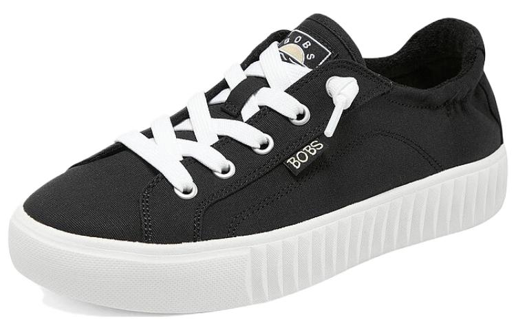 (WMNS) Skechers Royal Kiss 'Black White' 114390-BLK
