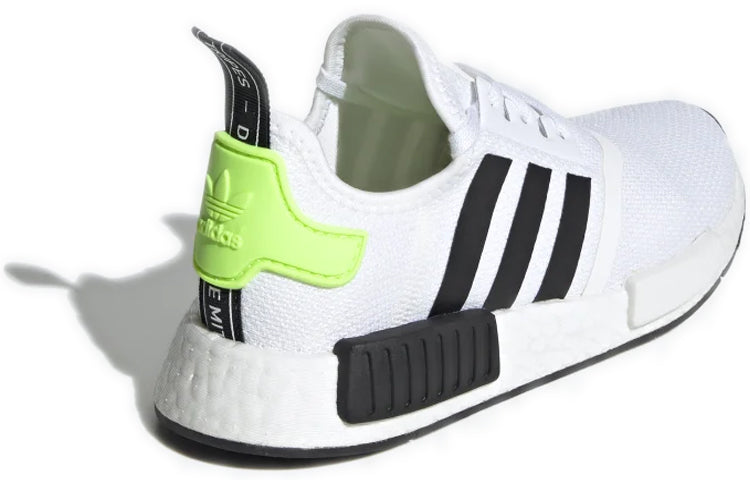 (GS) adidas NMD_R1 J 'White Black Signal Green' FW2699