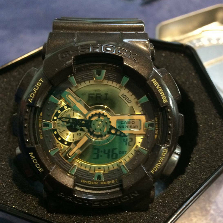 CASIO G-Shock Analog-Digital 'Black Gold' GA-110BR-5A