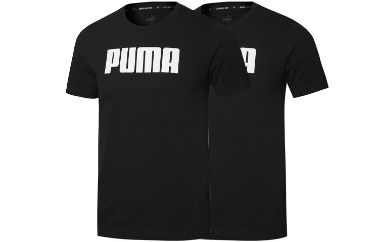 PUMA Active Logo T-Shirt 'Black' 845995-01