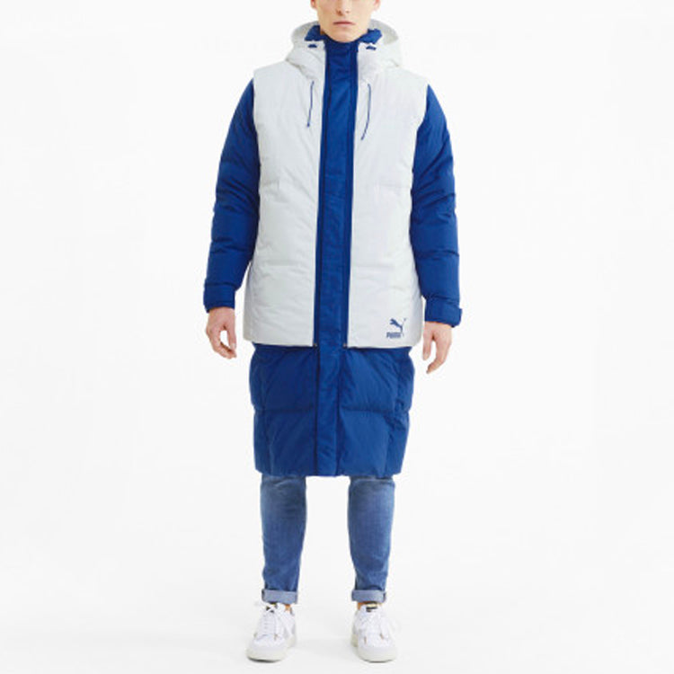 PUMA Layer Down Jacket 'Blue White' 598317-73