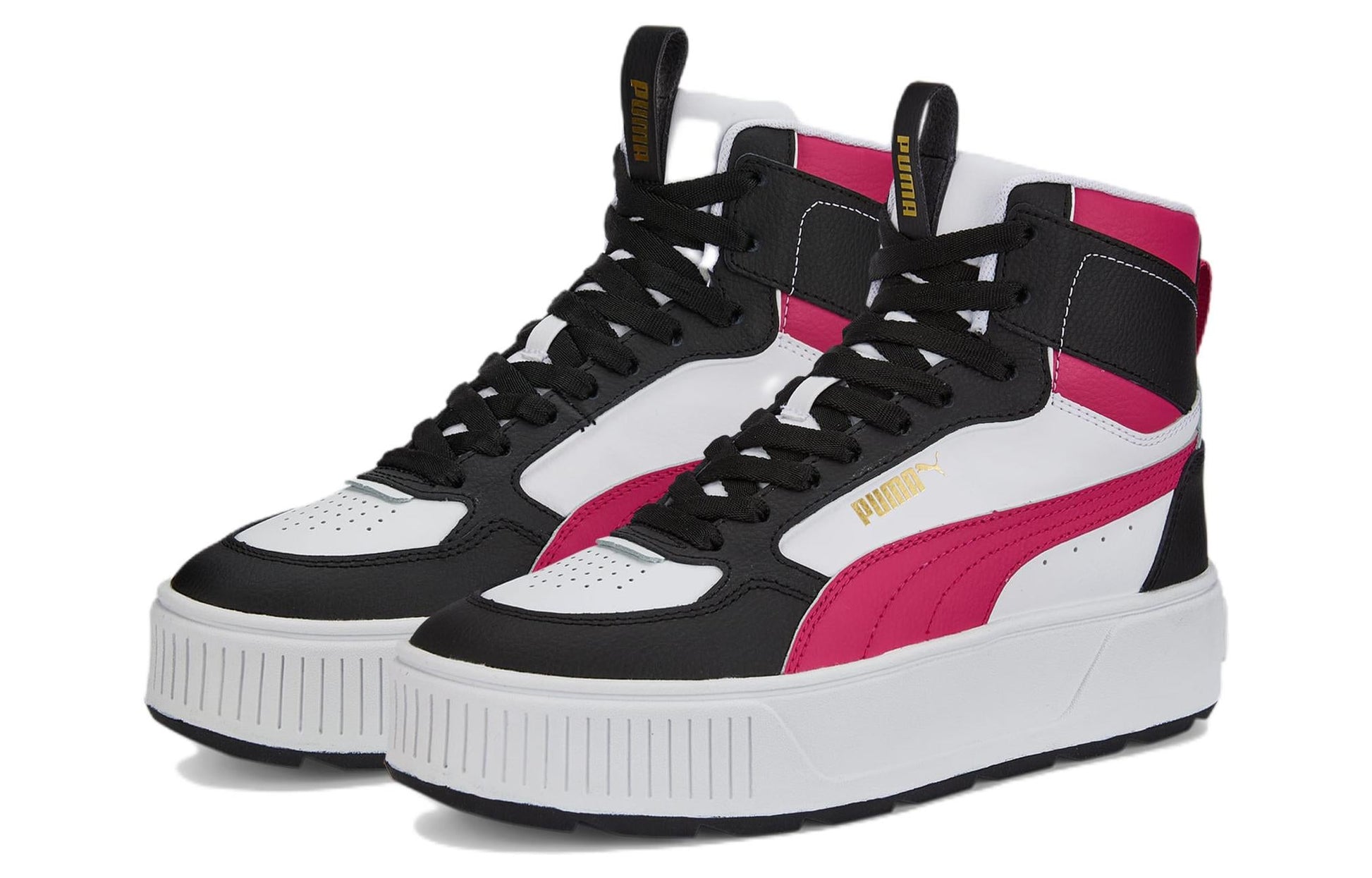 (WMNS) PUMA Karmen Rebelle 'Black White Pink' 387213-03